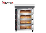 Stainless Steel Commercial Bakery Kitchen Equipment 4 Deck Oven